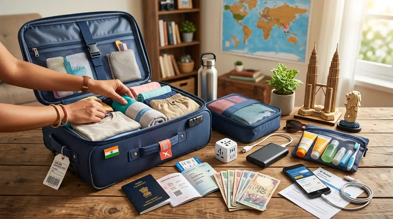 Singapore Malaysia Travel Checklist: What Indians Should Pack Before Flying