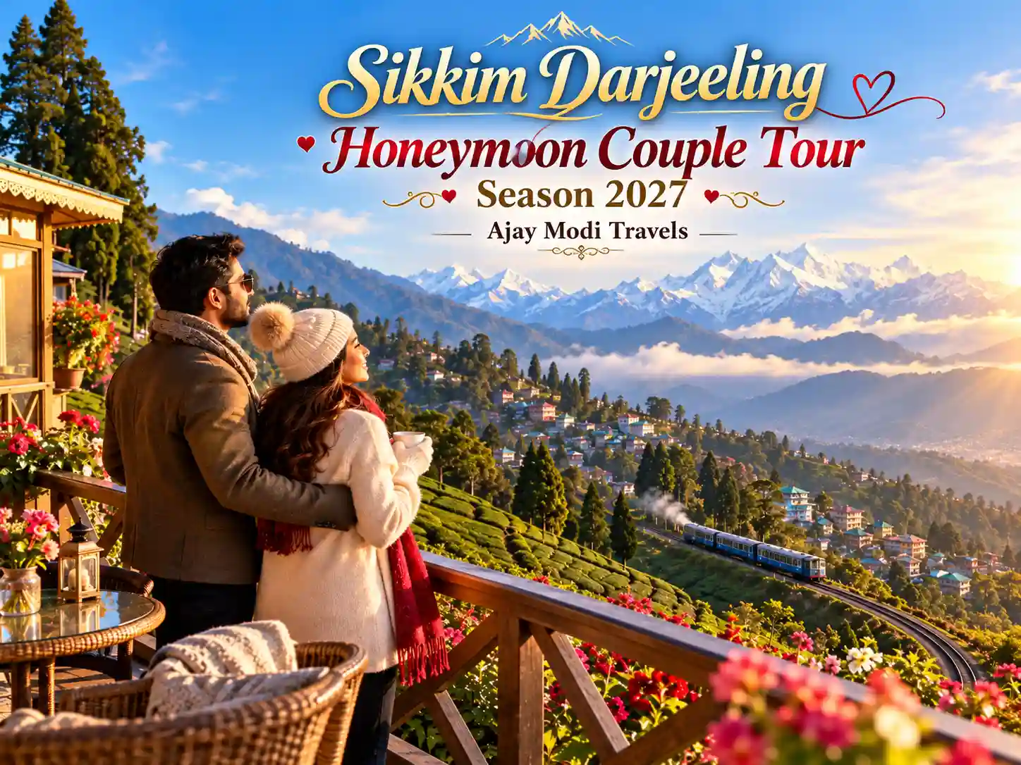 Sikkim - Darjeeling Deluxe Honeymoon Couple Tour (Season-2027)