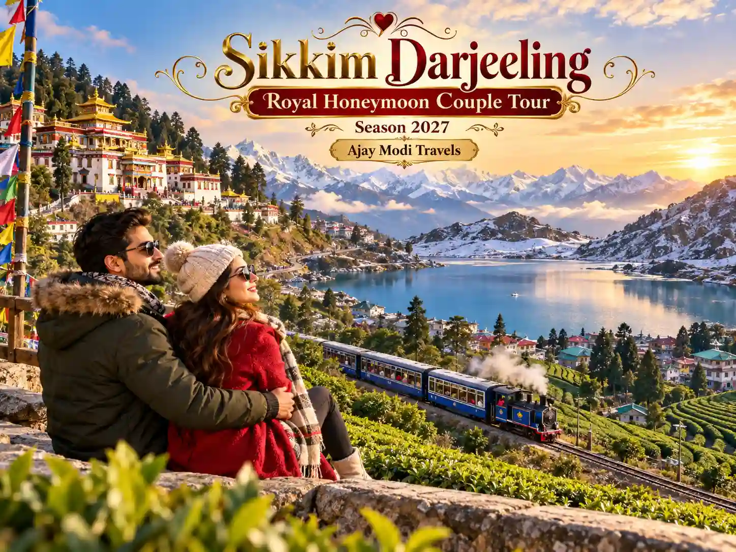 Sikkim - Darjeeling Royal Honeymoon Couple Tour ( Season 2027 )
