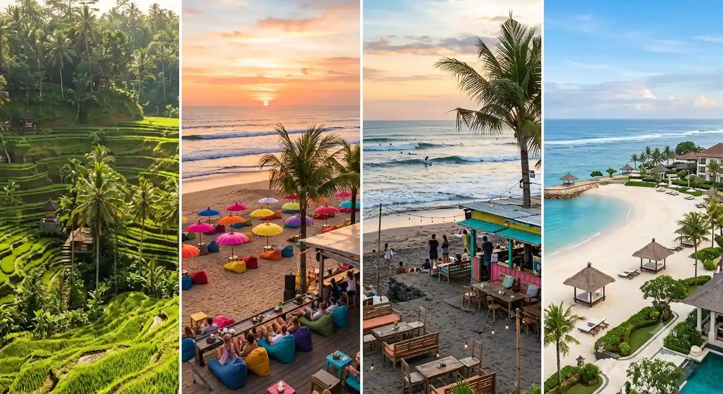 Where to Stay in Bali: Ubud vs Seminyak vs Canggu vs Nusa Dua
